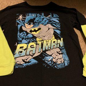 Boys Batman Long Sleeve T-shirt Size 18 in kids